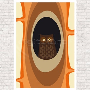 Owls prints Modern Nursery Art For Kids Room Wall Art Children Art Kids Room Art Babyshower gift image 7