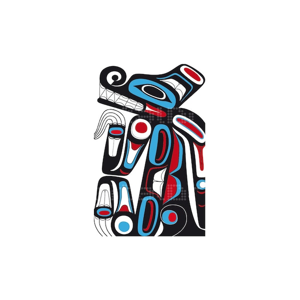 Haida Diseños - Arte - Poster - Arte - Decoracion - Totems - Diseño Precolombino