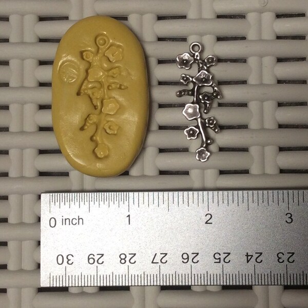 Flower Vine Mold for Polymer Clay Etsy