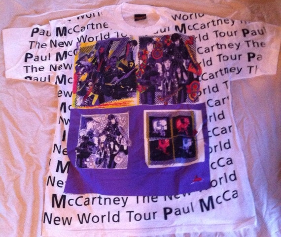 Paul McCartney New World Tour concert Tshirt