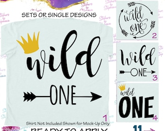Wild One Ready-to-Apply Iron-On Transfer
