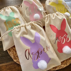 Easter Basket Gifts | Easter Bunny Bag | Personalized Gifts Easter | Kids Easter Treats | Kids Easter Stuffer | Easter Basket Filler