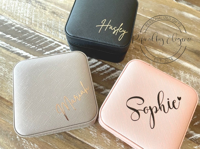 Personalized Jewelry Box Bridesmaid Gift Bride Gift Jewelry Etsy