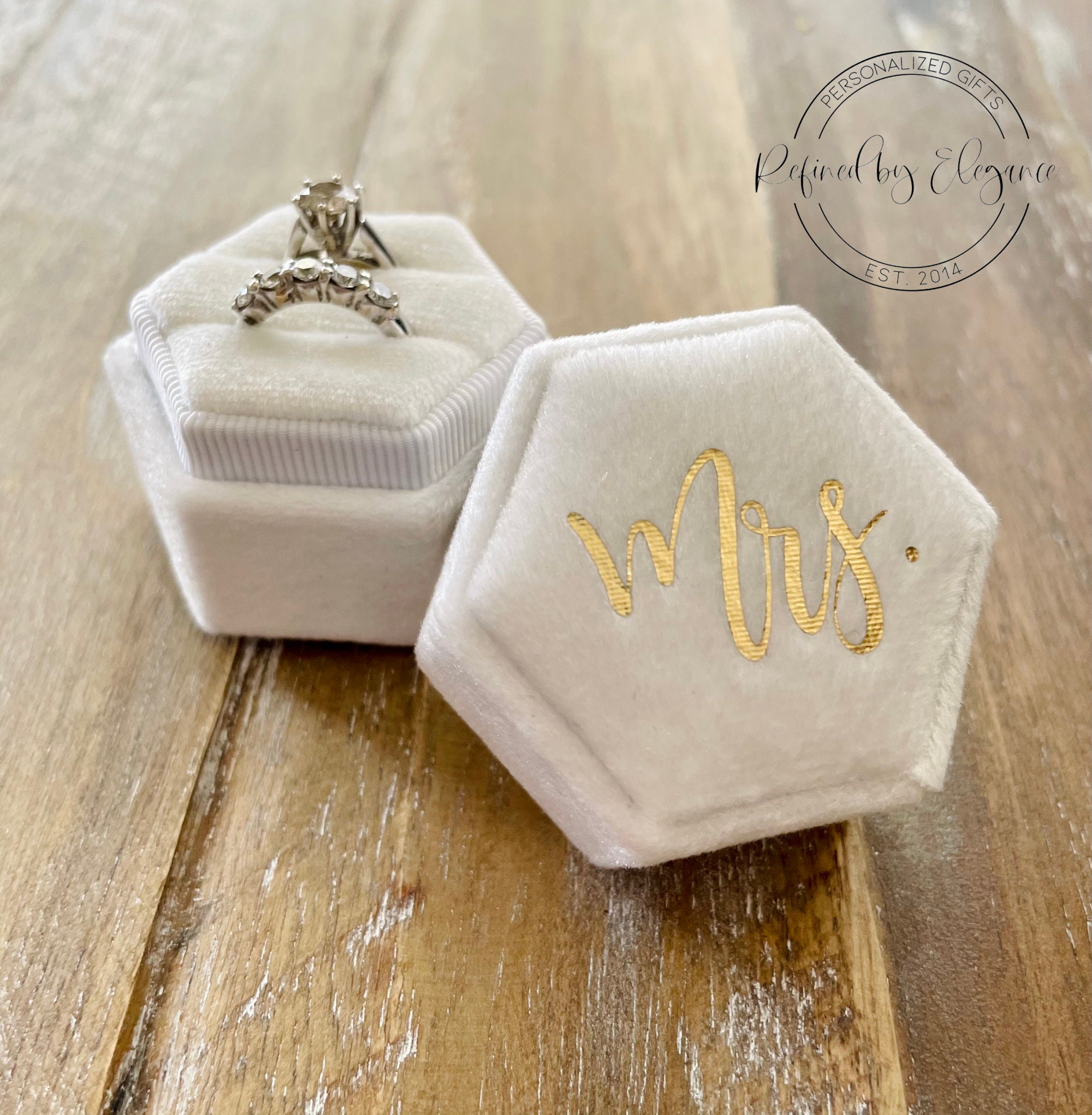 Personalized Ring Box Engagement Ring Box Wedding Ring Box Velvet Ring Box Double Slot Ring Box Proposal Personalized Ring Box Engagement Ring Box Wedding Ring Box Velvet Ring Box Double Slot Ring Box Proposal