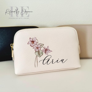 Custom Bridesmaid Proposal and Birthday Makeup Organizer