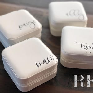 Personalized Jewelry Box, Bridesmaid Gift, Bride Gift, Jewelry Box, Jewelry Organizer, Bride, Travel Jewelry Box, Jewelry Case