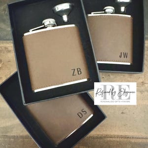 Personalized Flask for Men, Engraved Flask For Groomsmen, Groomsmen Gifts, Groomsmen proposal, Gifts for Wedding Party Flask