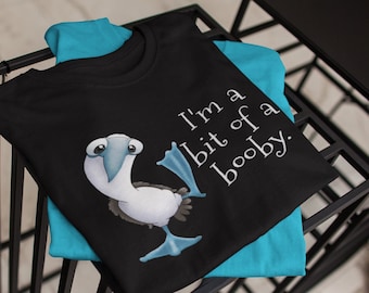 Maglietta con sula dalle zampe azzurre: regalo divertente per gli amanti degli uccelli