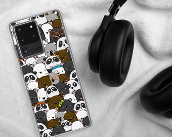 Kawaii Bears Samsung Case | Polare Bear phone case | Panda Bear phone case | Anime Phone Case