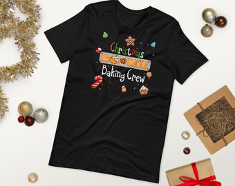 Maglietta coordinata per la famiglia con biscotti di Natale - Maglietta coordinata per le feste