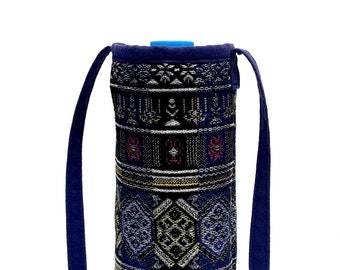 Water Bottle Holder Nepali cotton Bottle bag Festival Handmade bag