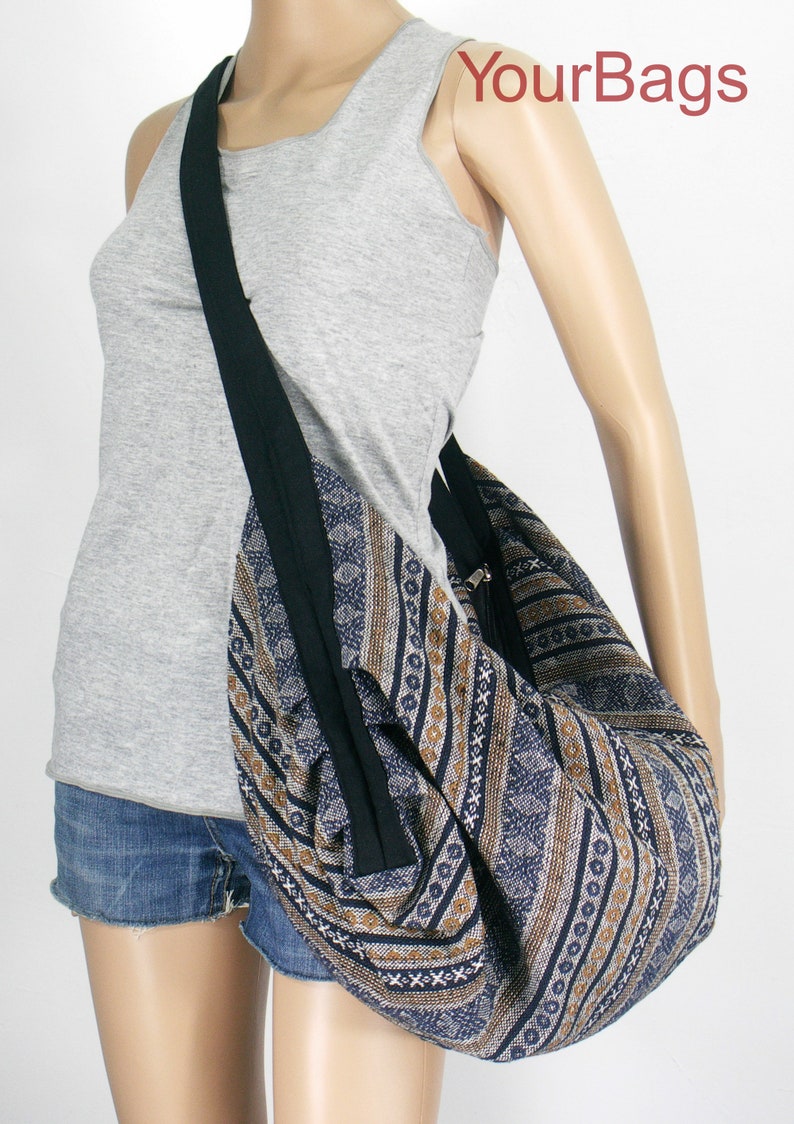 Tote Bag Backpack Nepali Cotton Hobo Large Bag Crossbody Purse Etsy