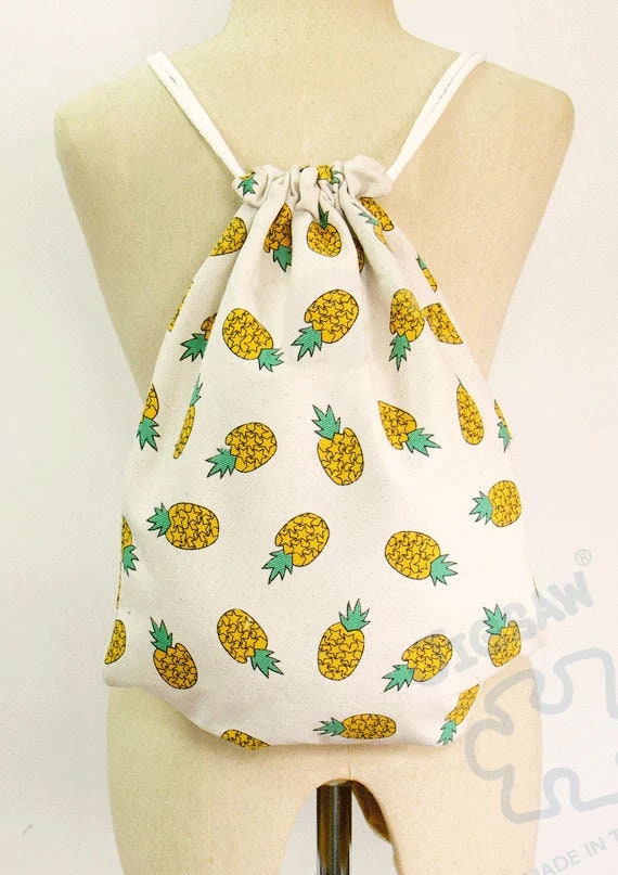 Pineapple backpack purse deals