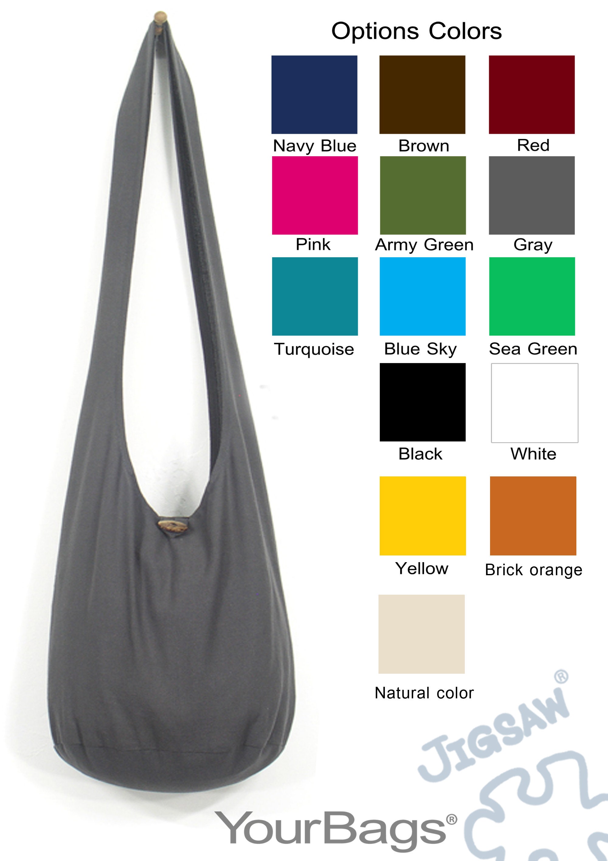 Buy Sling Bag for Ladies with Name & Charm in Multiple Colours