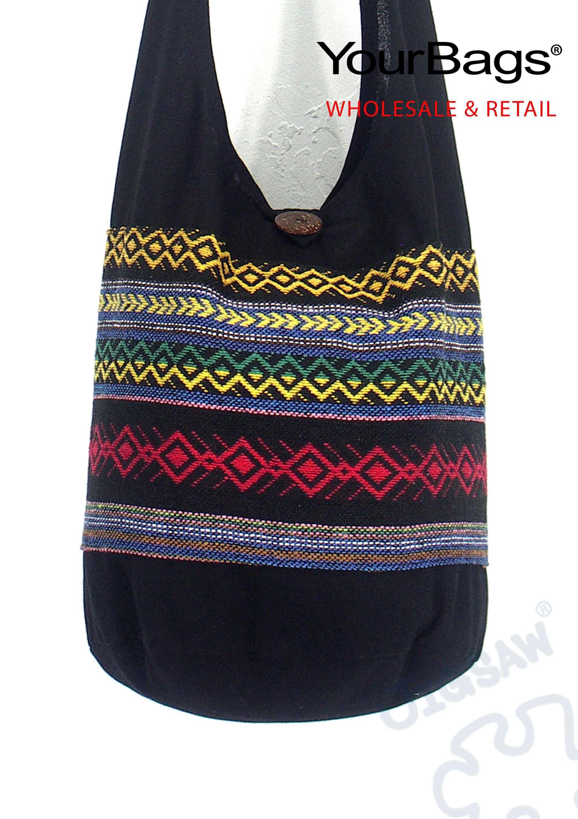 Tribal Cross Body Bag Cotton Fabric Hobo Large Bag Hippie Etsy UK