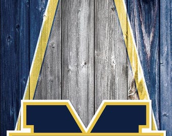 Michigan Wolverines Cornhole Wrap Set