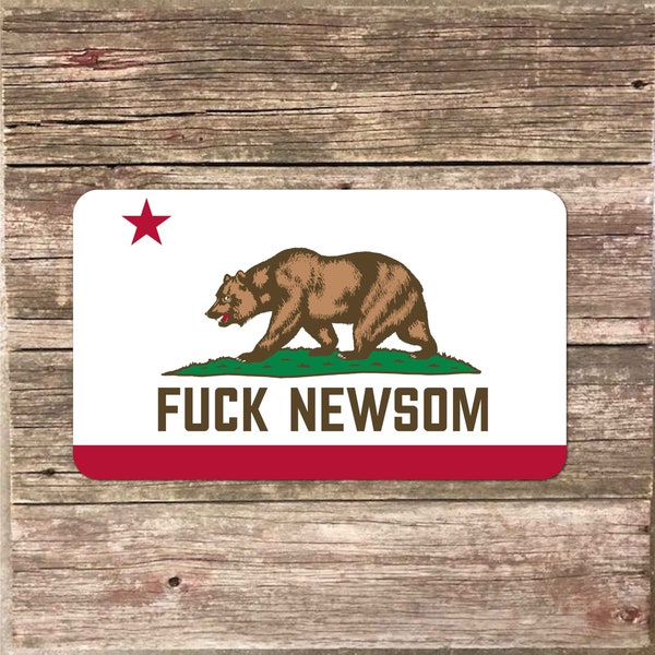 Fuck Newsom Decal | Recall Newsom California Decal | My Governor is an Idiot