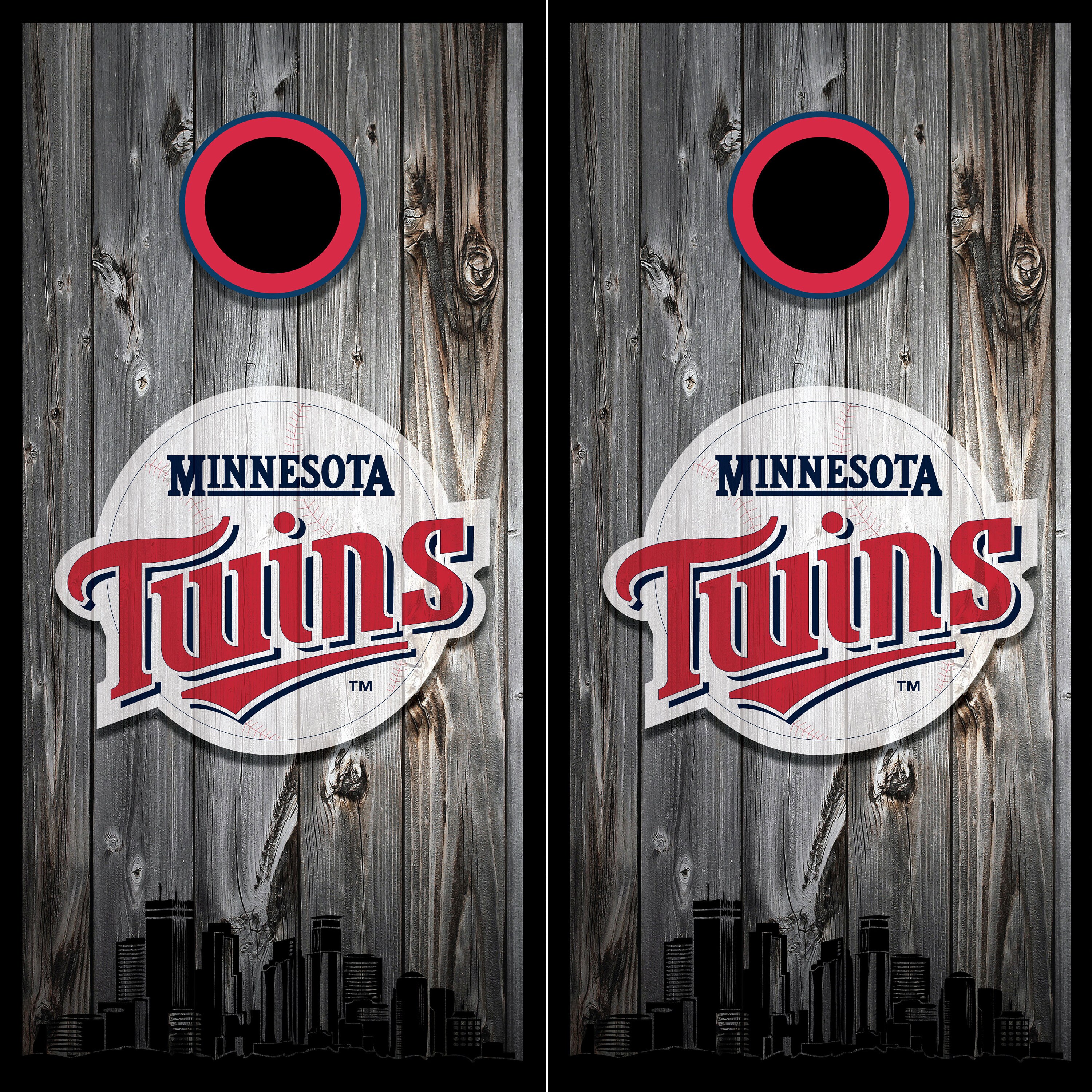 Minnesota Twins Cornhole Wrap Set - Etsy