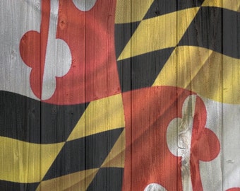 Maryland Cornhole Decal Wrap Set