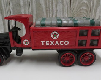 texaco truck piggy bank