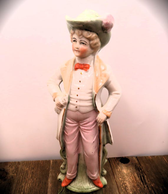 Vintage Antique Likely German Bisque glazed Porcelain Figurine