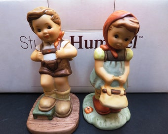 1996 Berta Hummel Goebel Figurines "Proud Moment" and "You Did It" original Box