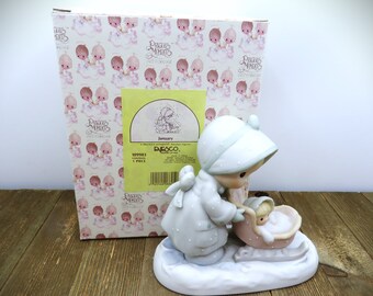 Precious Moments January 1987 Porcelain Figurine 109983