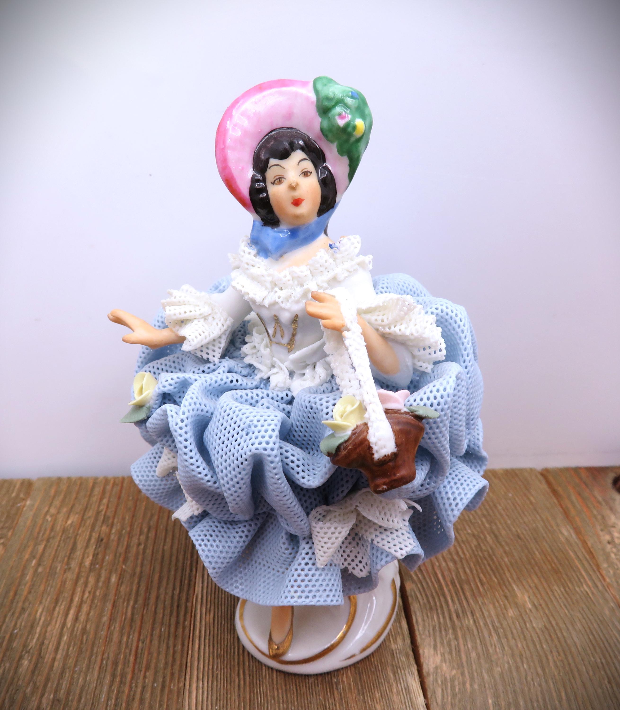 Dresden Porcelain Basket - Etsy