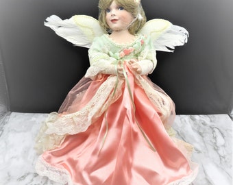 Paradise Galleries Kneeling Porcelain Doll “The Lord is my Shepherd” by Patricia Rose