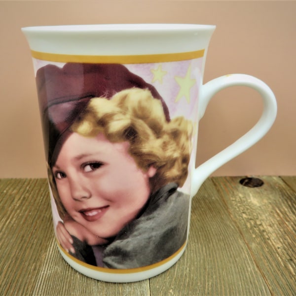 The Danbury Mint Twentieth Century Fox 2002 Shirley Temple Collector Mug "dimples" 1936