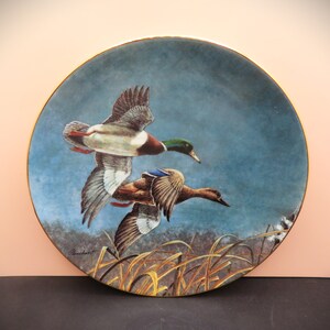 1990s Federal Duck Stamp Completion Winner Series of Award Winning Paintings Collector Duck Plates image 3