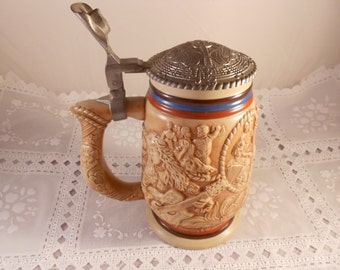 Large Avon stein - Country & Western Music - 1994 - #47552 Hand Crafted in Brazil