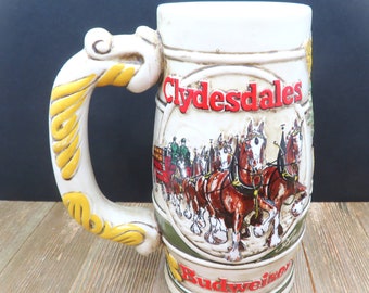 1983 Budweiser Clydesdales Beer Stein Mug for Promotional Products Group