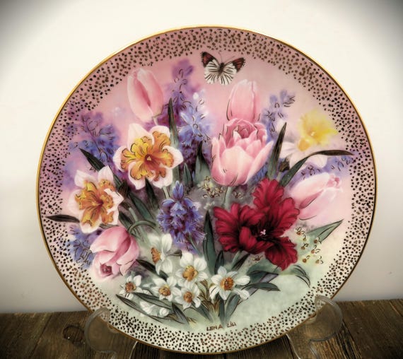1991 "Tulip Ensemble" Lena Liu 2nd Issue in the Symphony of Shimmering Beauty Series