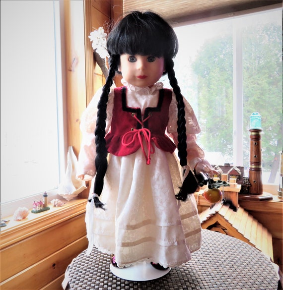 1988 Vinyl German GOTZ Puppe Doll Snow White Doll Fairytale Series 18"