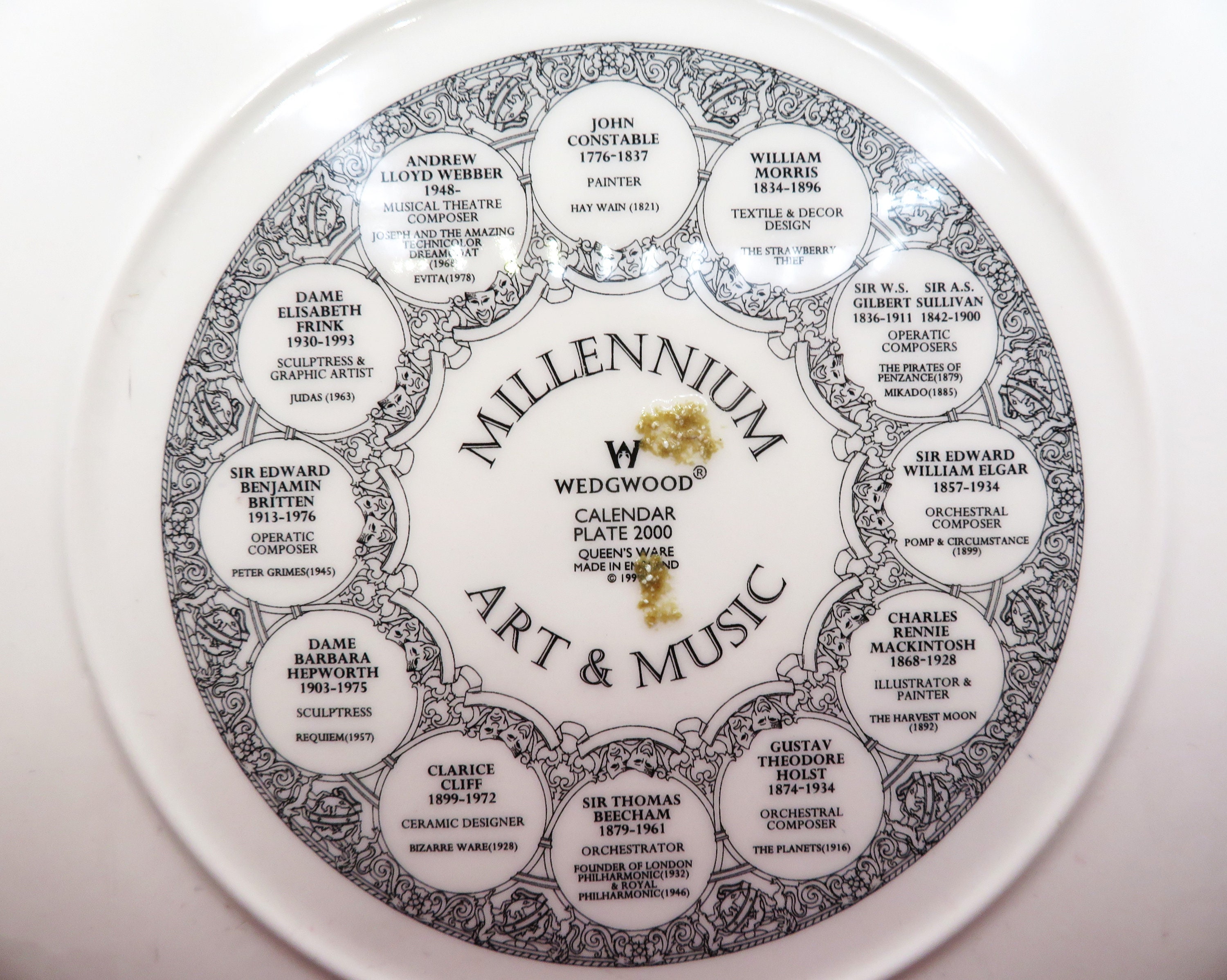 　MILLENNIUM　CALENDAR PLATE 2001 Millennium 2001 Sciences | Science Museum Group Collection