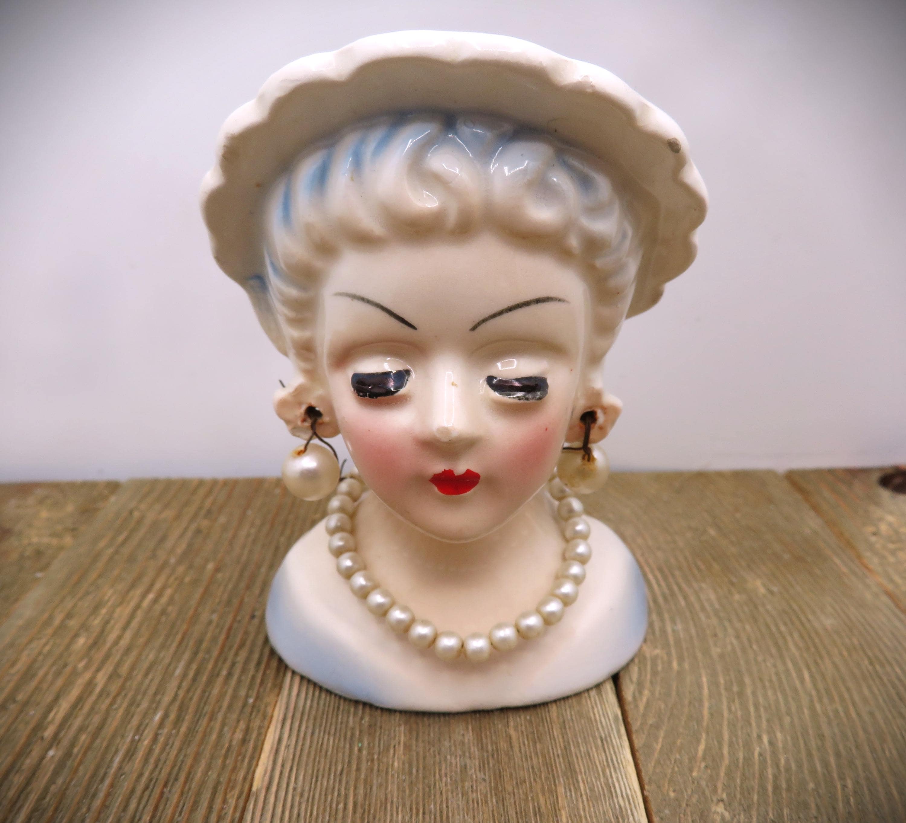 Miniature Head Vase - Etsy