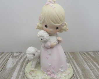 Precious Moments PM-851 The Lord is My Shepherd 1984 Special Edition Collectors Club