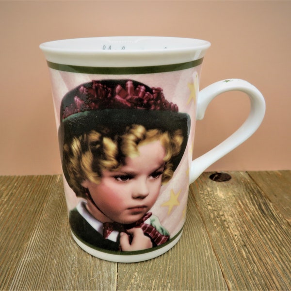 The Danbury Mint Twentieth Century Fox 2002 Shirley Temple Collector Mug "the little rebel" 1935