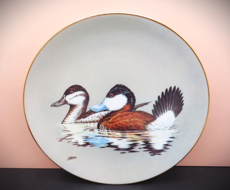 1990s Federal Duck Stamp Completion Winner Series of Award Winning Paintings Collector Duck Plates image 4