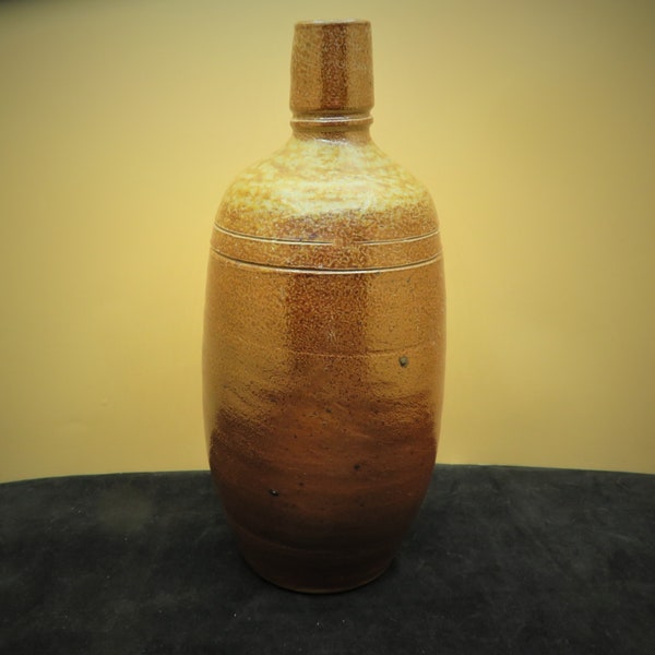 Jose Maria da Fonseca Portugal Brown Salt Glazed Stoneware Wine Bottle