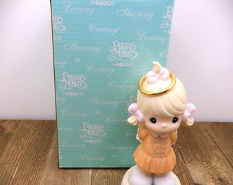 2001 Precious Moments "Daddy's Little Angel" Porcelain Figurine 887951 with original box