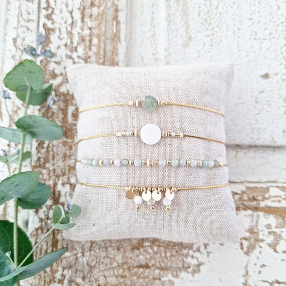 Mother-of-Pearl Bracelet I Lithotherapy