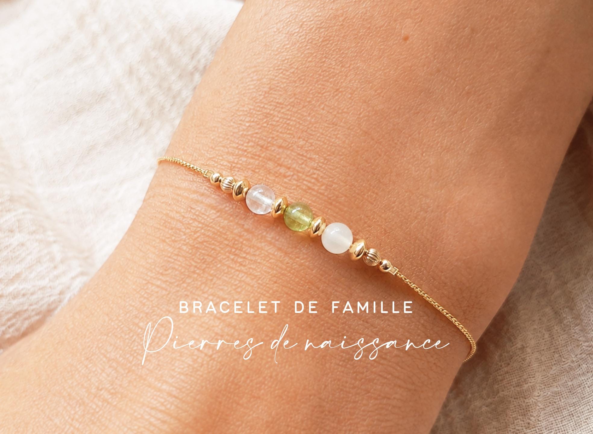 Personalized Mom Birthstone Bracelet