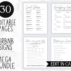 Editable Airbnb Templates Host Manual Essential House Items Cleaning Editable Airbnb Templates Host Manual Essential House Items Cleaning