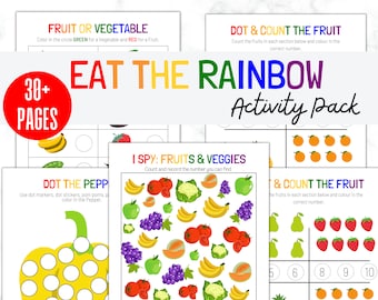 Healthy Eating Activity Worksheets | Worksheets for Kids | Preschool | Kids Learning Printable | Healthy Food Activities