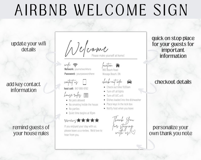 Editable Airbnb Templates Host Manual Essential House Items Cleaning Editable Airbnb Templates Host Manual Essential House Items Cleaning