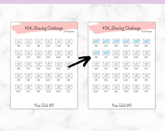 BUNDLE Saving Challenge | Money Challenge | Envelope Saving Tracker | Instant Download | Printable