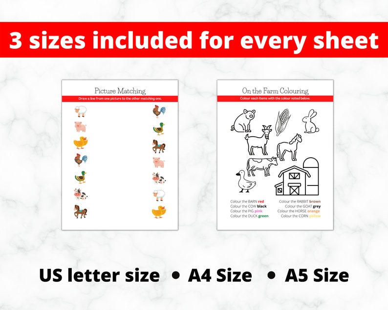 Farm Activity Pages | Activity Worksheets | Printable Worksheets for ...