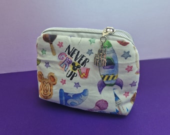 Disney Park Ikone kleine Kosmetiktasche, Schminktäschchen mit Reißverschluss